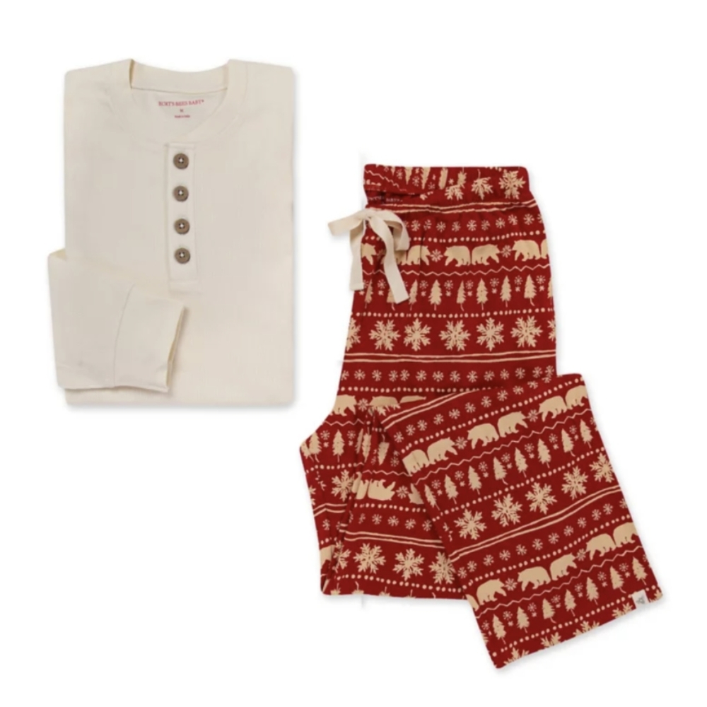 Burt's Bees Fair Isle Holiday Pajamas